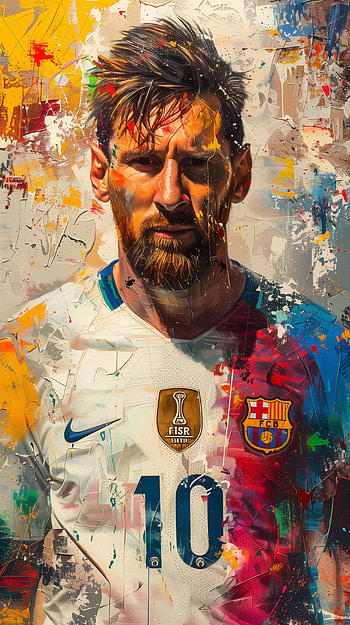 Messi Artistic - Football Legend Background, Lionel Messi HD phone wallpaper