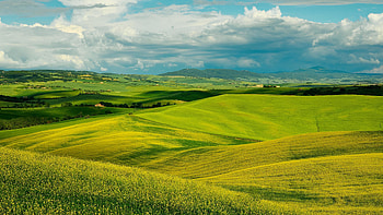 Enchanting hillside view, Popular , Rolling green hills, Nature's canvas HD wallpaper