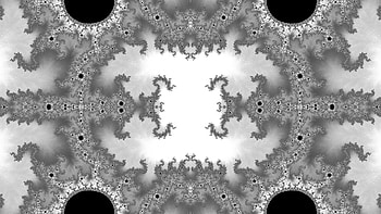 Trippy Psychedelic Fractal, trippy, psychedelic, aesthetic, white, black, Abstract, fractal, abstract black HD wallpaper