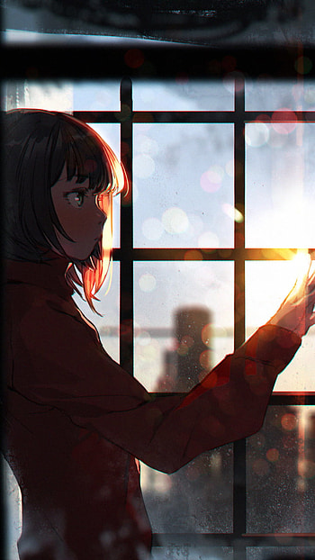 Touching Sunlight, Anime, girl, anime girl HD phone wallpaper