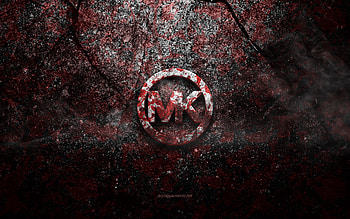 Michael Kors logo, grunge art, Michael Kors stone logo, red stone texture, Michael Kors, grunge stone texture, Michael Kors emblem, Michael Kors 3d logo HD wallpaper