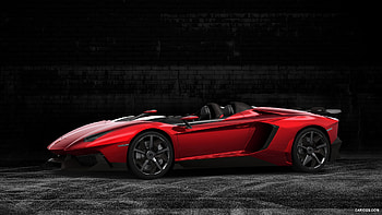 Lamborghini Aventador J Concept (2012), Aventador, Car, Sports, Red, Lamborghini, Concept HD wallpaper