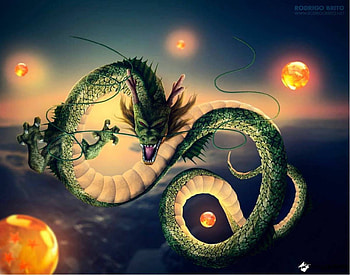 SHENRON, goku, super power, anime, dragon, dragon ball z HD wallpaper
