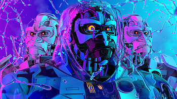 Chiptos X 3D Robot Kong Mecha Gorilla Troop Robot NFT Background HD wallpaper