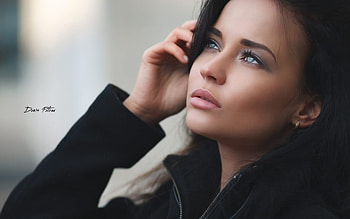 Angelina petrova, eye, actress, beautiful, face, lip, russian, model, girl, hot HD wallpaper