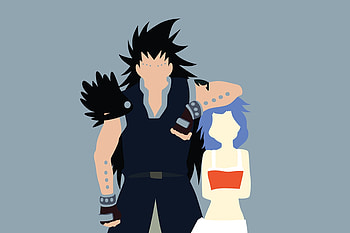 Gajeel and Levy, , Fairy Tail series HD wallpaper