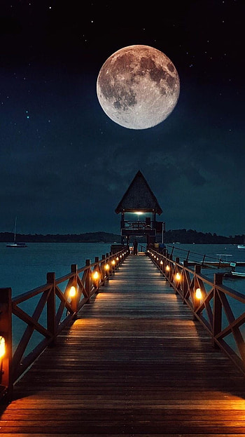 Moon Light, Heaven HD phone wallpaper
