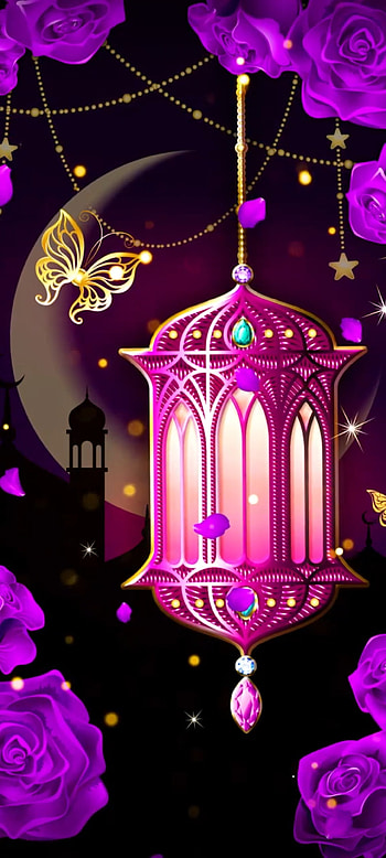 Pink Fantasy Lantern, pastel, Butterfly, Luxury, Light, Rose, Premium HD phone wallpaper