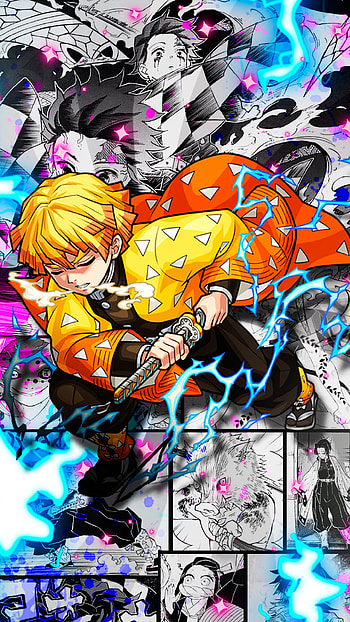 Zenitsu, Anime, Demon Slayer, Demon, Slayer HD phone wallpaper
