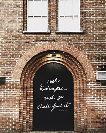 Words, Wall, Inscription, Arch, Motivation, Door HD phone wallpaper