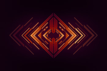 Dark Orange And Red Abstract Pattern, abstract, pattern, artist, artwork, digital-art HD wallpaper
