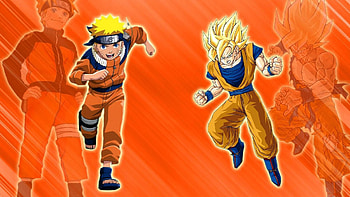 Goku and Naruto HD wallpaper