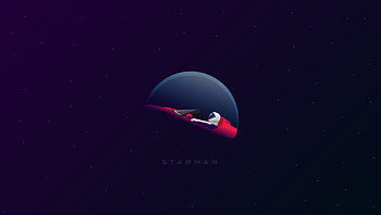 Starman Illustration, starman, minimalism, artist, artwork HD wallpaper