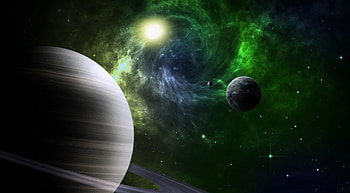 Planets, Universe, Nebula, Ring, Torsion HD wallpaper