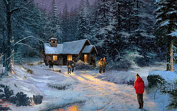 Landscape, Winter HD wallpaper
