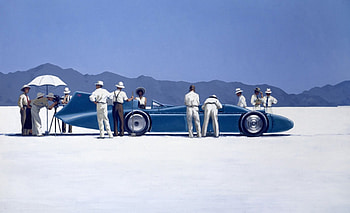 Bluebird Special, sand, bluebird, car, land speed, record, sky HD wallpaper