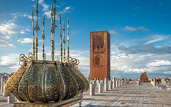 Hassan Tower, Morocco HD wallpaper