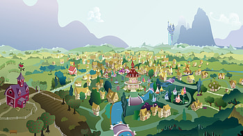 Mountains, City, Vector, Multicolored, Motley, Drawing, , Colorful, Colourful HD wallpaper