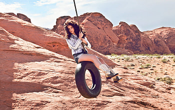 Lana Del Rey's , Full resolution, Striking landscape, Artistic elegance HD wallpaper