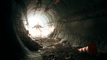 Dead Island 2: Dark Tunnel Adventure - Ultra, video game, Dead Island 2, tunnel HD wallpaper