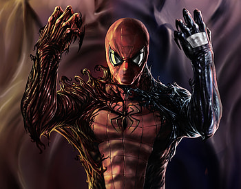 Carnage Venom Spiderman Artwork, spiderman, venom, carnage, artwork, superheroes HD wallpaper