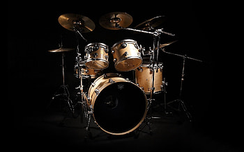Drum kit , Musical backgrounds, Percussion instruments, Rhythm HD wallpaper