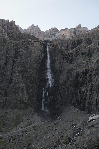 Landscape, Nature, Mountains, Rocks, Waterfall, Break, Precipice HD phone wallpaper