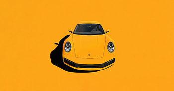 Porsche Car Minimal , porsche, cars, artist, artwork, digital-art, minimalism, minimalist HD wallpaper