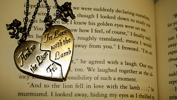 Love, Suspension, Heart, Book, Medallion HD wallpaper