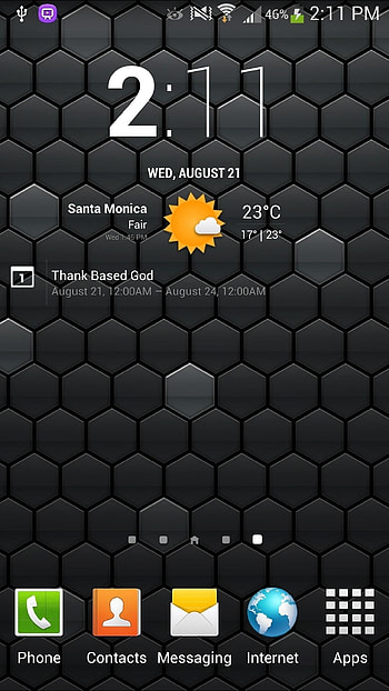 Step 5Apply the cLock Widget to Your Home/Lock Screen HD phone wallpaper