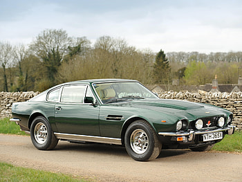 Auto, Aston Martin, Cars, Asphalt, Side View, V8, Saloon, 1972 HD wallpaper