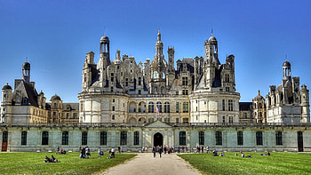 Architecture building, Chateau De Chambord, Activity HD wallpaper