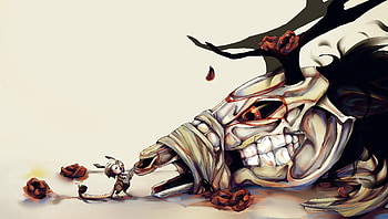 Art, Light, Light Coloured, Beast, Deer HD wallpaper
