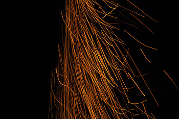 Abstract, Dark, Sparks, Long Exposure HD wallpaper