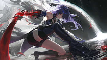 Acheron Honkai Star Rail Conqueror, honkai-star-rail, 2025-games, games, pc-games, ps4-games, ps5-games, pixiv, anime, artist, artwork, digital-art HD wallpaper