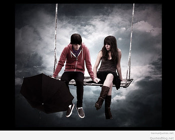 Ladka Ladki Love - Love Sad Pics HD wallpaper