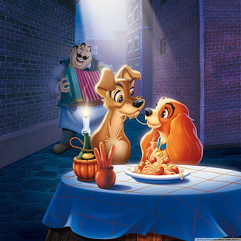 Tony, Lady, and Tramp, Lady and the Tramp HD phone wallpaper