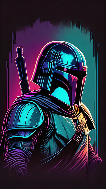 Mandalorian, AI Art, Star Wars, The Mandalorian (Character) HD phone wallpaper