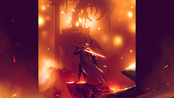 Enemy On The Gate, artist, artwork, digital-art, artstation HD wallpaper