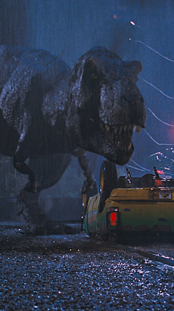 T. rex Night — Jurassic Park , movie HD phone wallpaper