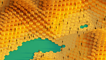 Hex Sand, abstract, artist, artwork, digital-art HD wallpaper