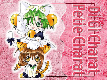 Di Gi Charat, cute, girls, anime HD wallpaper