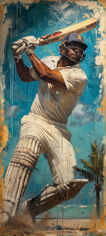 Cricket Powerplay Mural, mural HD phone wallpaper