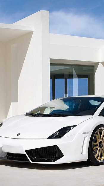 Luxury Car, White, Lamborghini HD phone wallpaper