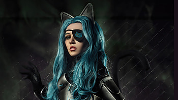 Battle Kitty , cosplay, girls, model, graphy HD wallpaper