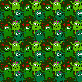 Monsters, Vector, Texture, Smile HD phone wallpaper