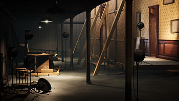 Nicolas Dougoud's set, Movie warehouse marvels, Filmmaking location, Set design perfection HD wallpaper