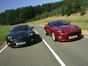Auto, Aston Martin, Cars, Front View, Speed, 2004, V12, Vanquish HD wallpaper