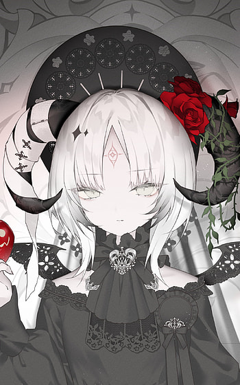 Enchanting Anime Girl : Dark Elegance and Mystical Charm, Anime, girl, anime girl HD phone wallpaper