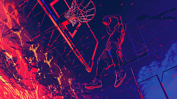 Dynamic Slam Dunk Basketball, basketball, Slam Dunk, player, dunk, Sports HD wallpaper